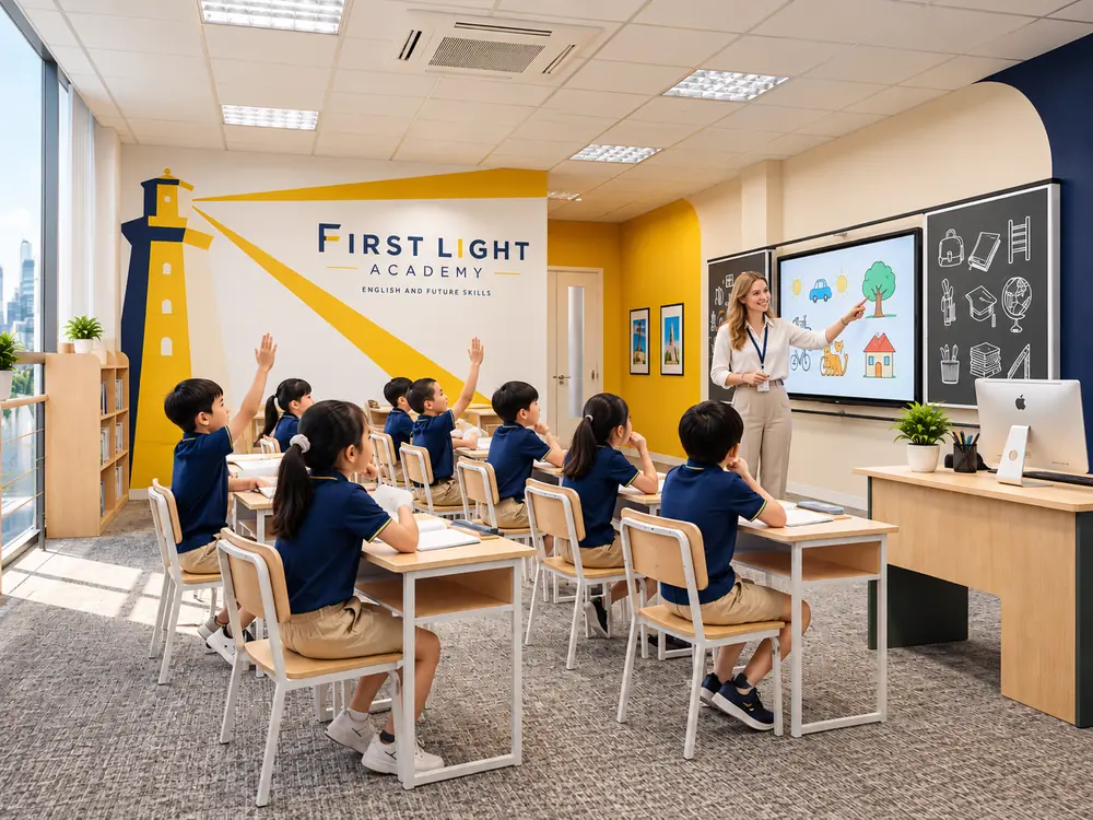 Lớp học tại First Light Academy